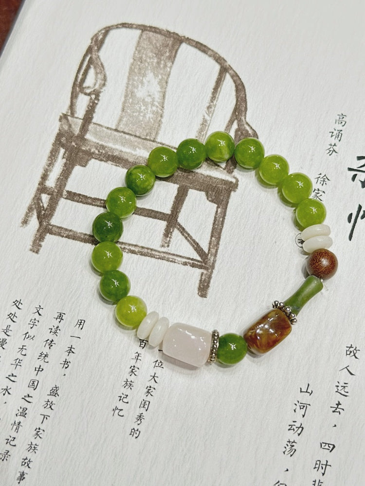 Summer Green Grape Bracelet