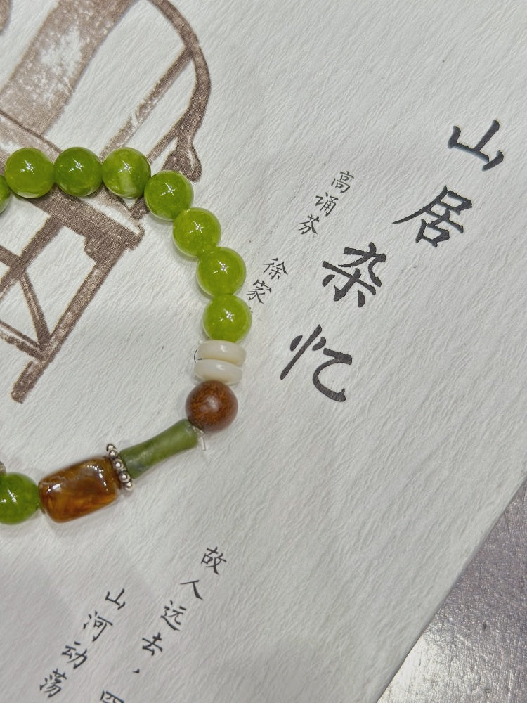 Summer Green Grape Bracelet