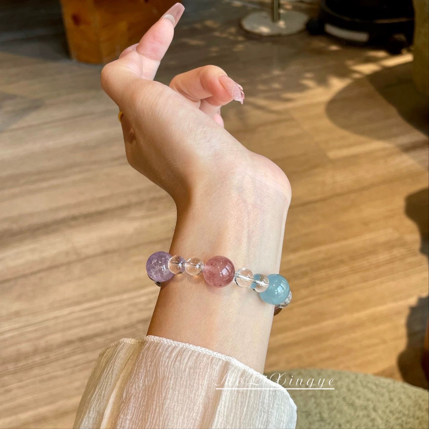Multi-stone crystal bracelet