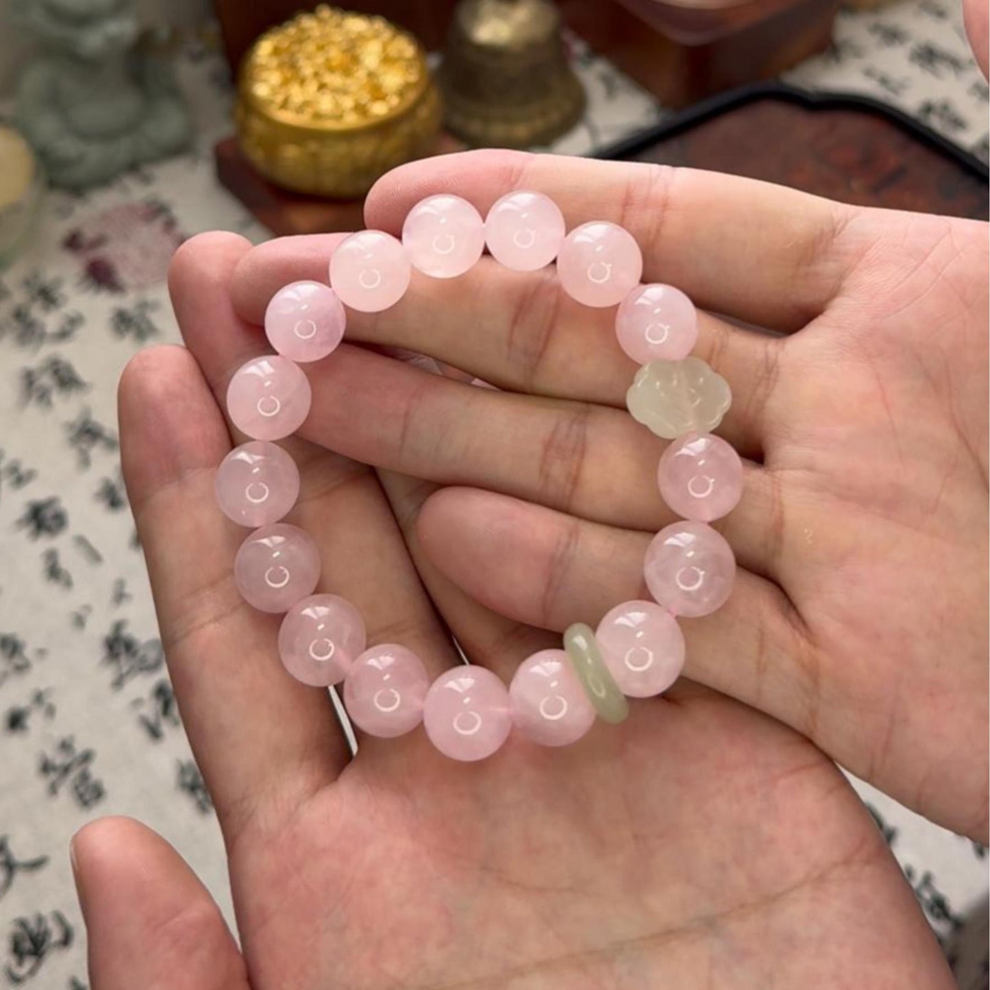 Rose quartz bracelet