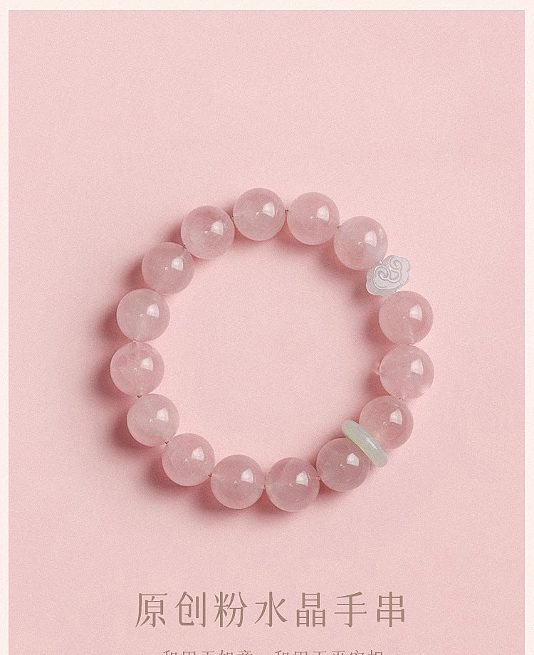Rose quartz bracelet