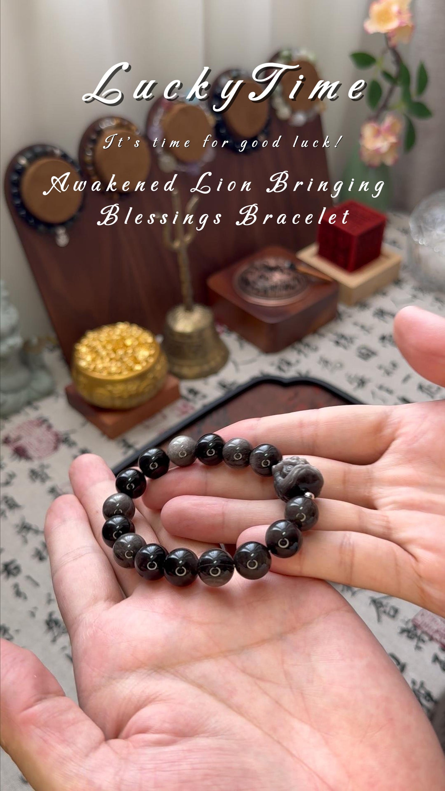 Awakened Lion Bringing Blessings Bracelet