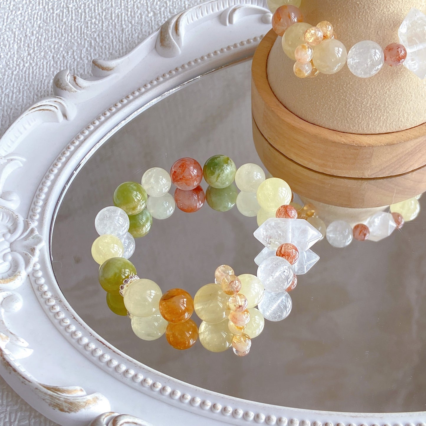 Lucky charm bead bracelet