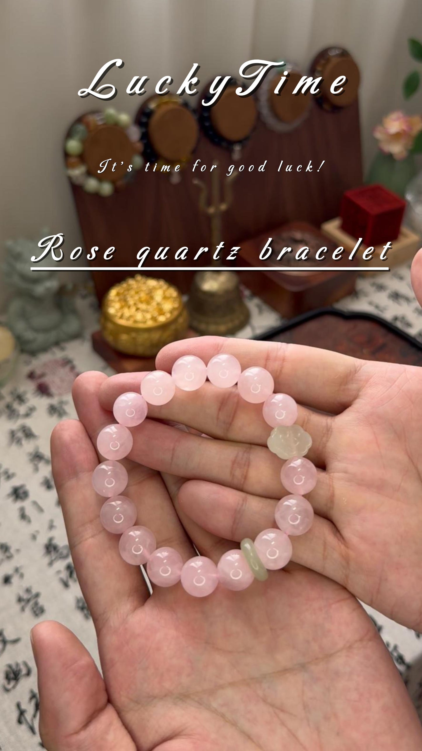 Rose quartz bracelet